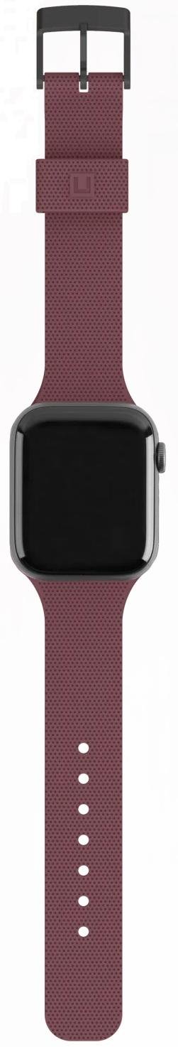 Ремінець UAG for Apple Watch 42/44mm - U Dot Silicone Aubergine (19249K314747)