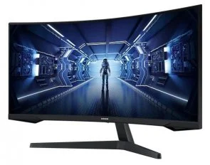 Фото: Монітор Samsung Odyssey Gaming G55T Black (LC34G55TWWIXUA) - 34" VA / 3440x1440 / 165 Гц / AMD FreeSync Premium № 3 | KTC