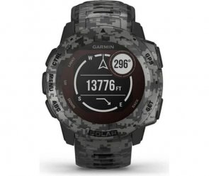 Смарт годинник Garmin Instinct Solar Graphite Camo (010-02293-15)