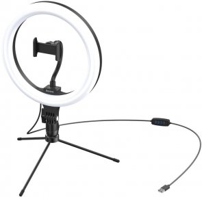 Світлодіодне селфі-кільце Baseus Live Stream Holder-table Stand Black (CRZB10-A01)