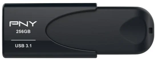 Фото: Флешка USB PNY Attache 4 256GB Black (FD256ATT431KK-EF) № 4 | KTC