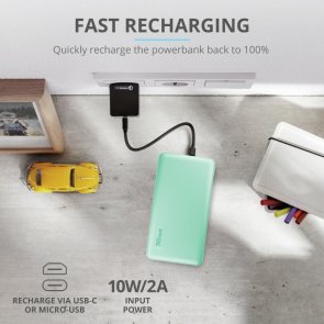 Батарея універсальна Trust Primo Compact 15000mAh Mint (23902_TRUST)