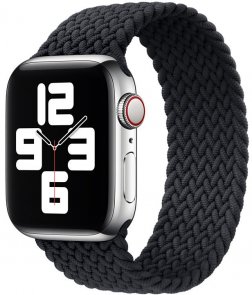 HiC for Apple Watch 41/40/38mm - Braided Solo Loop Charcoal - Size S