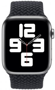 Ремінець HiC for Apple Watch 44/42mm - Braided Solo Loop Charcoal - Size S (44/42mm Braided Charcoal S)