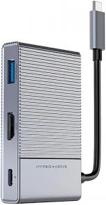 Фото: USB-хаб HyperDrive HD-G206 6in1 Silver № 3 | KTC