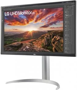 Фото: Монітор LG 27UP850-W Black/Silver - 27" IPS / 3840×2160 / 60 Гц / Pivot / HAS № 3 | KTC