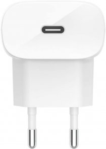 Зарядний пристрій Belkin Home Charger 20W PD White with Lightning White (WCA003VF04WH)