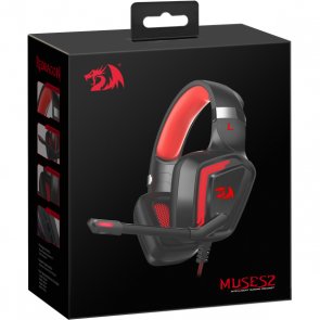 Гарнітура Redragon Muses 2 Black/Red (77909)