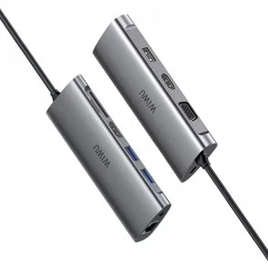 Фото: USB-хаб WIWU Alpha A11312H Gray № 4 | KTC