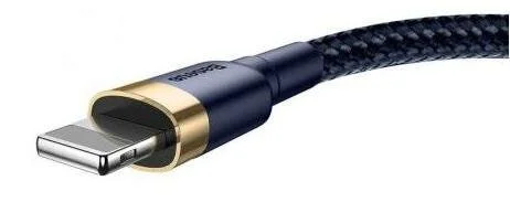 Фото: Кабель Baseus Cafule 1.5A AM / Lightning 2m Blue/Gold (CALKLF-CV3) № 3 | KTC