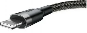 Фото: Кабель Baseus Cafule 2A AM / Lightning 3m Black/Grey (CALKLF-RG1) № 3 | KTC