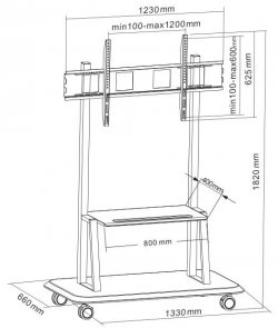 Стійка CHARMOUNT CT-FTVS-T2