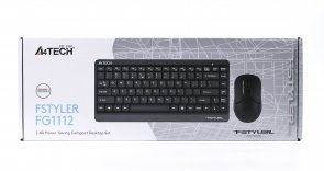 Комплект клавіатура+миша A4tech FG1112 Wireless Black (FG1112 (Black))