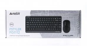 Фото: Комплект клавіатура+миша A4tech FG1112 Black № 4 | KTC