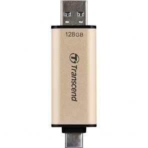 Фото: Флешка USB Transcend JetFlash 930C 128GB Gold/Black (TS128GJF930C) № 4 | KTC