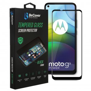 Захисне скло BeCover for Motorola Moto G9 Power - Black (706085)