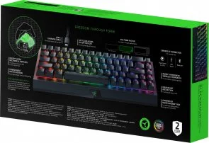 Фото: Клавіатура Razer BlackWidow V3 Mini Hyperspeed Green Switch Wireless Black (RZ03-03891600-R3R1) № 7 | KTC