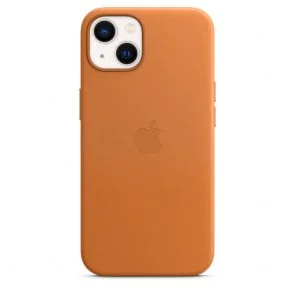 Фото: Чохол Apple iPhone 13 - Leather Case with MagSafe Golden Brown (MM103) № 4 | KTC