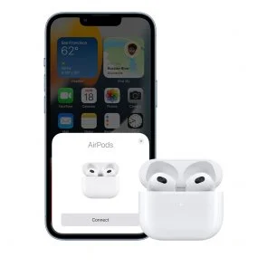 Фото: Навушники Apple AirPods 3gen White (MME73) № 5 | KTC