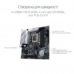 Материнська плата ASUS PRIME Z690M-PLUS D4