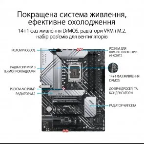 Фото: Материнська плата ASUS PRIME Z690-P WIFI № 3 | KTC