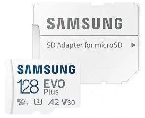 Фото: FLASH пам'ять Samsung Evo Plus Micro SDXC 128GB with adapter (MB-MC128SA/EU) № 2 | KTC