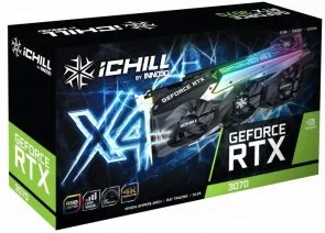 Фото: Відеокарта Inno3D RTX 3070 iChill X4 LHR (C30704-08D6X-1710VA35H) № 4 | KTC