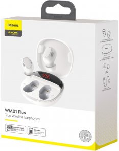 Гарнітура Baseus Encok WM01 Plus White