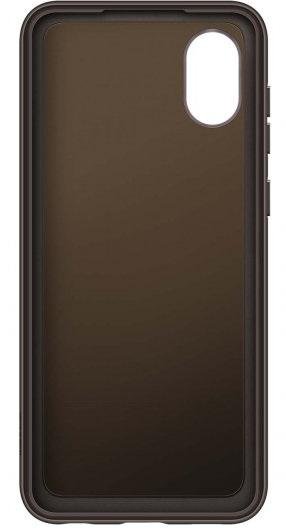 Чохол Samsung for Galaxy A03 - Soft Clear Cover Black (EF-QA032TBEGRU)