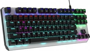 Фото: Клавіатура Aula Aegis Red Switch USB Silver (6948391240299) № 3 | KTC