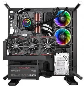 Фото: Система рідинного охолодження Thermaltake Floe Riing RGB 240 TT Premium Edition (CL-W157-PL12SW-A) № 5 | KTC