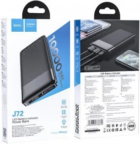 Фото: Батарея універсальна Hoco J72 Easy Travel 10000mAh Black № 4 | KTC