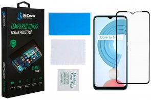  Захисне скло BeCover for Realme C21Y - Black (706904)