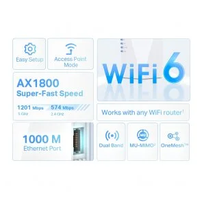 Фото: Репітер Wi-Fi TP-Link RE600X № 4 | KTC