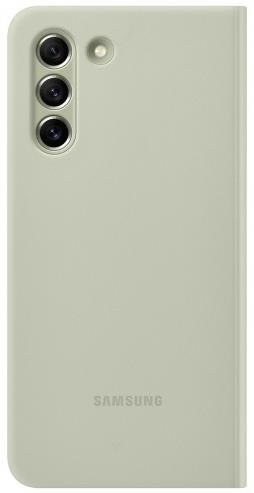 Чохол Samsung for Galaxy S21 FE - Smart Clear View Cover Olive Green (EF-ZG990CMEGRU)