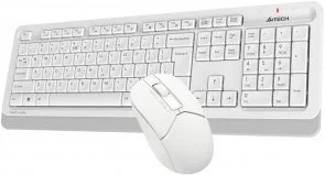 Фото: Комплект клавіатура+миша A4tech FG1012 White № 2 | KTC