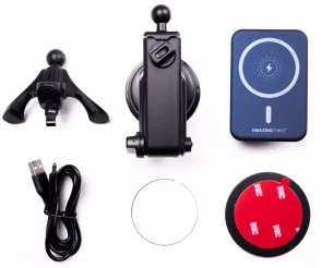 Фото: Кріплення для мобільного телефону AMAZINGthing Speed Pro Mag MagSafe Black (MSCC15WBU) № 7 | KTC