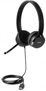 Гарнітура Lenovo 100 Stereo USB Black (4XD0X88524)