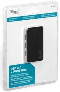 Фото: USB-хаб Digitus DA-70222 Black/Silver № 3 | KTC