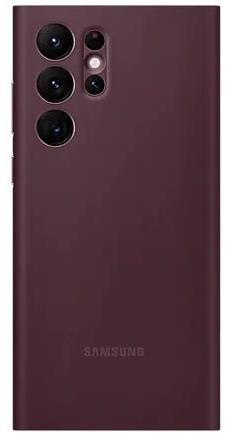 Чохол Samsung for Galaxy S22 Ultra - Smart Clear View Cover Burgundy (EF-ZS908CEEGRU)