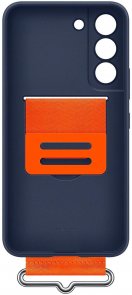 Чохол Samsung for Galaxy S22 - Silicone with Strap Cover Navy (EF-GS901TNEGRU)