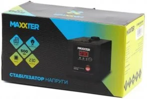 Фото: Стабілізатор Maxxter MX-AVR-E500-01 № 4 | KTC