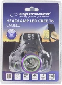 Фото: Ліхтар налобний Esperanza Head Lamp LED T6 Camelo (EOT029) № 3 | KTC