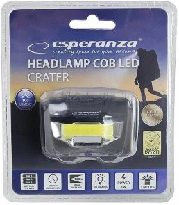 Фото: Ліхтар налобний Esperanza Head Lamp LED Crater (EOT037) № 4 | KTC