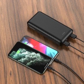 Батарея універсальна BOROFONE BJ3A 20000mAh Black (BJ3A Black)