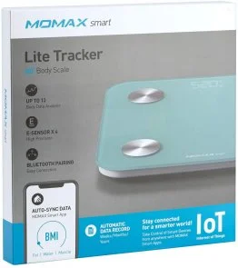 Фото: Смарт ваги Momax Lite Tracker IoT Body Scale Blue (EW2SB) № 6 | KTC