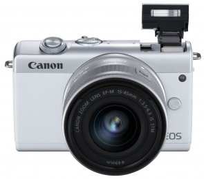 Цифрова фотокамера Canon EOS M200 kit 15-45mm IS STM White (3700C032)