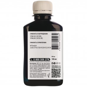 Чорнило BARVA for HP 305 Black 180ml (I-BARE-H305-180-B-P)