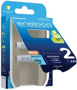 Акумулятор Panasonic Eneloop AAA 800 mAh (BL/2) (BK-4MCDE/2BE)