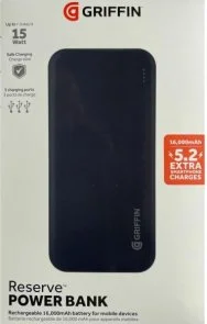Фото: Батарея універсальна Griffin PowerBank 16000mAh Black (GP-148-BLK) № 4 | KTC